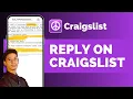 How To Reply On Craigslist