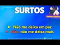 SURTOS - MAIARA & MARAÍSA (AO VIVO) - PLAYBACK KARAOKE INSTRUMENTAL