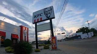 Abandoned KFC to Taco Bell Drive Thru 2 Bean Burrito Racine Wisconsin 5 July 2025 NGH13348