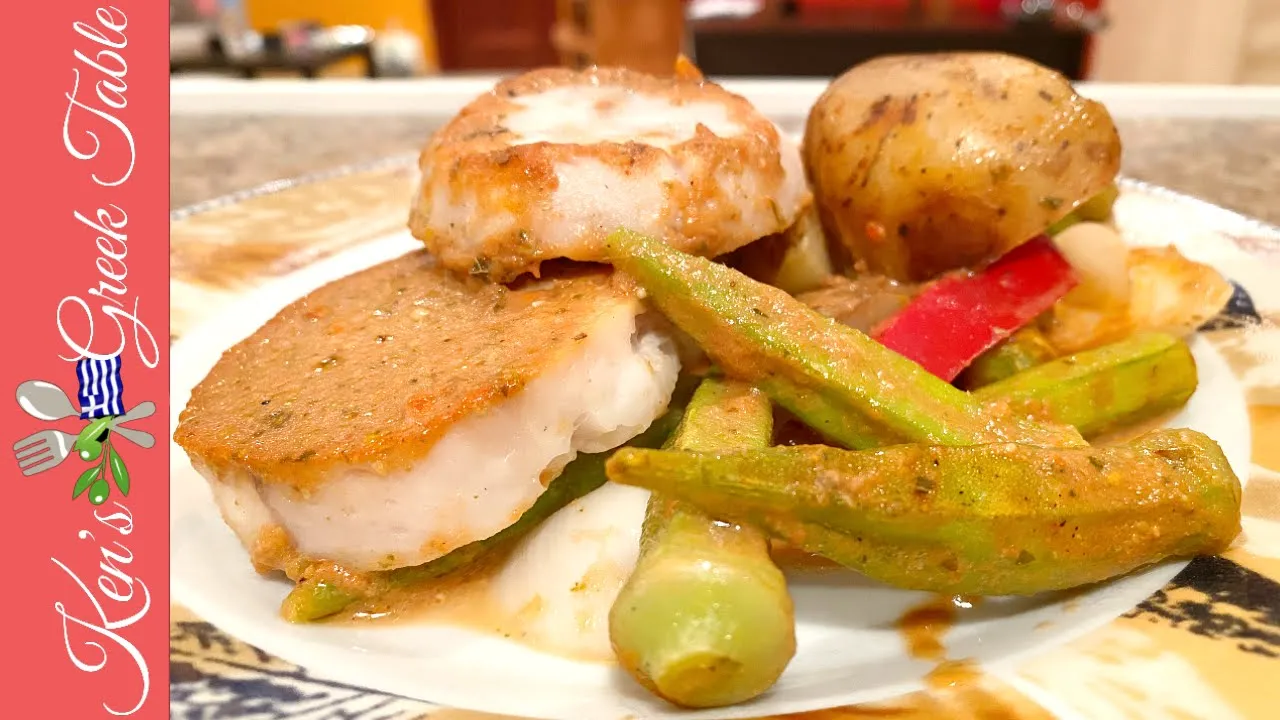 Baked Cod With Summer Veggies   Ken Panagopoulos