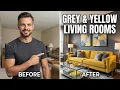 Top 10 Grey and Yellow Living Room Ideas