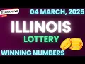 Illinois Midday Lottery Results For - 04 Mar 2025