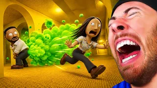 BACKROOMS MOVIE RECAP CARTOONS WITH THE MOST CURSED ENDINGS?!