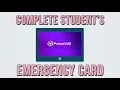 Complete your 2020-21 Emergency Card online