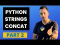 Python Strings Concatenation With Exercises Python Tutorial for Beginners