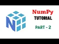 NumPy Tutorial Inbuilt Functions Part-2 Machine Learning