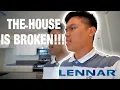 NEW BUILD HOME WALK THROUGH INSPECTION Blue tape inspection LENNAR Menifee California