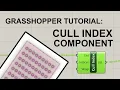 Grasshopper Rhino CAD Tutorial Cull Index Component