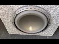 JL 10w3v3-2 on a JL amp