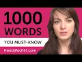 1000 Words Every French Beginner Must Know