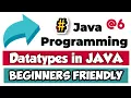 Datatypes in Java in Hindi Java Datatypes java tutorial for beginners data types in java