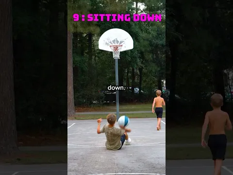 10 Ways to make a 3 pointer!😭