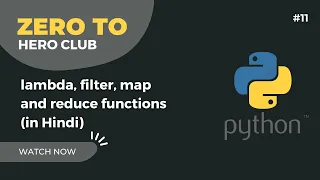 - Lambda Filter Map Reduce Function with Examples in Hindi Python Tutorial