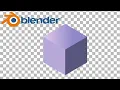 Render Images with Transparent Background - 2022 blender Tutorial