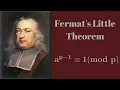 Number Theory Fermat s Little Theorem