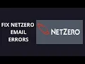 How To Troubleshoot the NetZero Email Not Working Problem Not Receving Emails