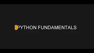 Python Fundamentals Course Promo
