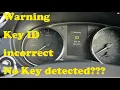 No worries Mill Hill Key ID incorrect No key detected Key Fob maintenance Battery replacement