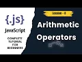 JavaScript Arithmetic Operators Explained - JS Tutorial