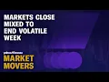 Stocks close mixed to end the week Intel s weak guidance drags stock and ends record run