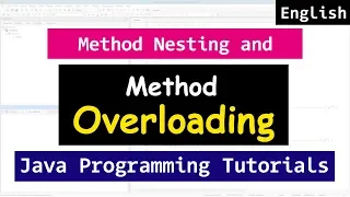 Method Overloading Nesting Java Object Oriented Programming Tutorials