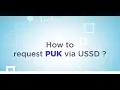 How to request PUK via USSD