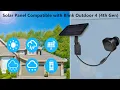 Solar Panel Compatible with Blink Outdoor 4 4th Gen Blink Outdoor and Blink Camera