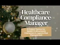 Healthcare Compliance Manager Career Secrets Job Description Salary Certifications Careermas Day 2
