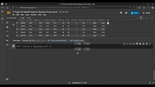 Project 18 Rainfall prediction using Random Forest