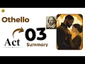Othello Act 3 Summary Story Explained in William Shakespeare