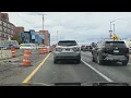 Driving in New York city America Part 1 from Rockaway Queens to south Bronx 