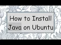 How to Install Java on Ubuntu