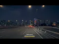 Lo-fi Jazz Hiphop Night Drive in Seoul 4K - #gangnam via #hangang River 서울드라이브 서울여행 야경