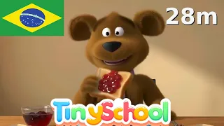 Canção da Rotina Matinal do Urso | Música Infantil | TinySchool