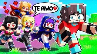 CHICAS SUPERHÉROE Se Enamoraron de MI en Minecraft!😱😍