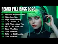 Lagu DJ Remix Full Bass 2026 | Full Album Style Alan Walker #EDM #Chill #RemixSong