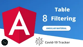 Angular Material Covid19-tracker Data table Filtering javatechie