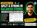 LeetCode 1221 Split a String in Balanced Strings Explained in C Step-by-Step