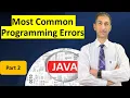 common errors in programming 2020 Part 2