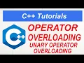 Operator Overloading Unary Operator Overloading in C in My Academy
