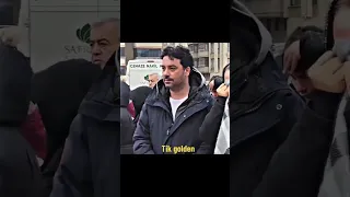 حضور الممثل التركي أوزان تشوبان أوغلو مراسيم وفاه اوزلام اكينوزو سناء ام طارق في مسلسل الارض الطيبه 