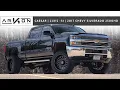 ARKON Caesar 22x12 - 51 2017 Chevy silverado 2500
