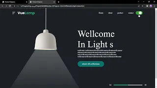 light HTML CSS JS