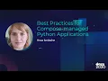 Best Practices for Compose-managed Python Apps