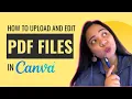 How to Upload and Edit PDF Files in Canva SavvyChic Design