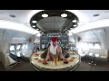 A 360-view of New A380 Onboard Lounge 360- Emirates Airline