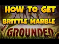 How to Get Brittle Marble Shard in Grounded