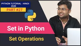 Set Type in Python Python Set Python Tutorial
