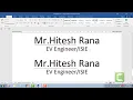 Nameplate Paper design for Conference meetings
