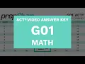 G01 - ACT Math